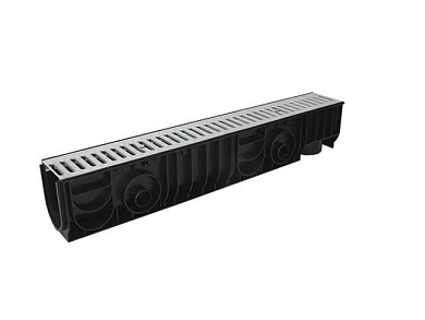 Лоток STANDART 100.175 h179 с решеткой стальной, кл. А15 ecoteck ДИ16105000