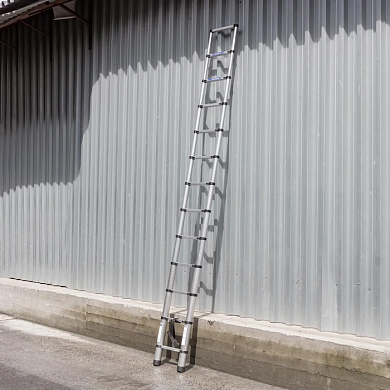 Лестница телескопическая алюм. бытовая 3.8 м 13 ступ. Scheppach Sch-UP380