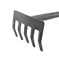 Грабли мини с пластиковой рукояткой 5-зуб., L300 мм WMC TOOLS WMC-TG2103024-D
