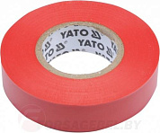 Изолента ПВХ красная 15 мм х 20 м. х 0,13 мм Yato YT-81592
