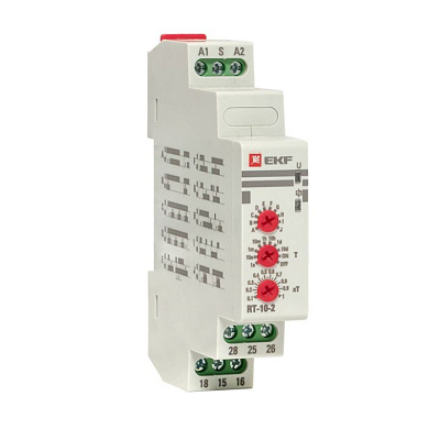 Реле времени (10 устанавл, функц,) RT-10-2 EKF PROxima rt-10-2