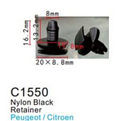 Клипса для крепления внутренней обшивки а/м Ситроен пластиковая 100 шт Forsage F-C1550(Citroen)