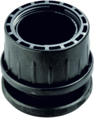 Заглушка на трубу d50, черный AKS 42346