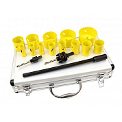 Набор пил кольцевых ''Bi-metal'' 19-76 мм 17 пр. Geko G39999