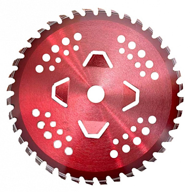 Диск твердосплавный 40 зуб (4 доп. лезв. предотвр. наматыв. сена, густ. зарослей) PIT MX25504004