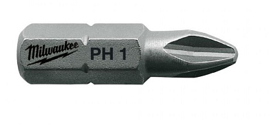 Бита 1/4'' PH 1 25 мм. 25 шт. Milwaukee 4932399586