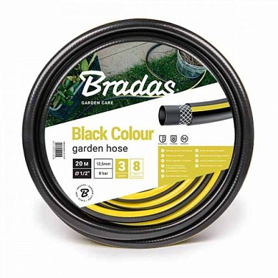 Шланг поливочный BLACK COLOUR 1'' 25 м Bradas WBC125