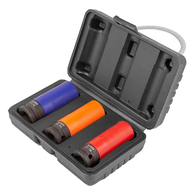 Набор ударных головок для литых дисков 17, 19, 21 мм 3 пр 1/2'' 6-гр Forsage F-4032C