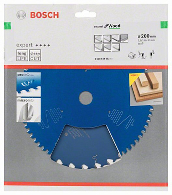 Пильный диск Expert for Wood 200х30 мм Z30 BOSCH 2608644052