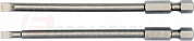 Биты 4,0 мм, 5,0 мм 1/4''х100 мм 2 шт. S2 HRC58-62 Yato YT-0484
