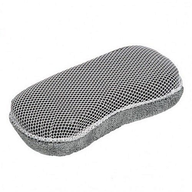 Губка для мытья и уборки автомобиля из микрофибры с сеткой Bradas ES2472