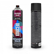 Краска аэрозольная эмаль универсальная 780 мл, черный глянцевый DECORIX 0118-01 DX