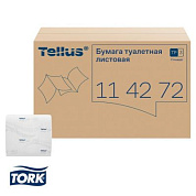Бумага туалетная  Tellus Стандарт, TР3, листовая, 250 листов, 1 слой