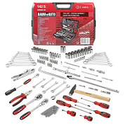 Набор инструментов 1/4"&1/2"&3/8" 6-гр 142 пр. BaumAuto BM-41421-5