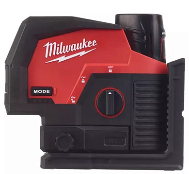 Аккумуляторный линейно-точечный лазерный нивелир M12 CLLP-301C Li-Ion 3 Ач Milwaukee 4933478100