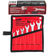Набор рожковых ключей 6х7-16х17 мм 6 пр JBC JBC-5062P
