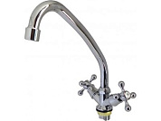 Смеситель для кухни, цинк, хром Wisent W4965