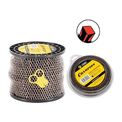 Корд трим. Hurricane saw twist 3,7 мм*117 м(зубчатый витой)+нож CHAMPION C7093
