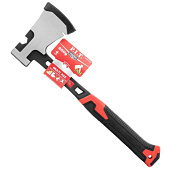 Топор универсальный DRUA, 600/1000г, 4в1, 360мм, кованый, сталь 45, PP+TPR PIT HAXM01-0600