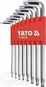 Набор ключей TORX с шариком T9-T40 CrV 8 пр. Yato YT-05123
