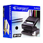 Дырокол Kangaro "DP-520", 25 листов, черный