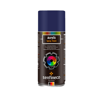 Краска-спрей акриловая синий 400 мл. Paint Acrylic Mr Fukuda Blue Senfineco 4382