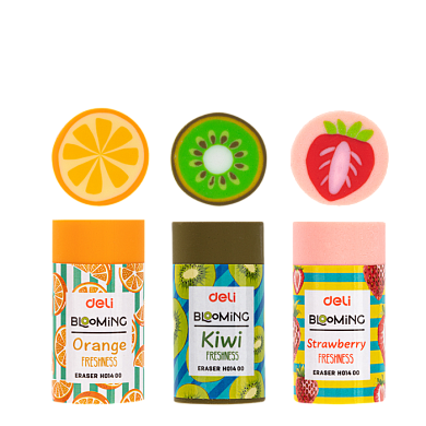 Ластик Deli "Blooming", ассорти