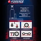 Домкрат бутылочный 12 т с клапаном, 217-407 мм Forsage F-T91204 DS