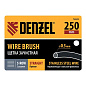 Щетка зачистная 5-и рядная, прямая проволока из нержавеющей стали с деревянной ручкой, EFP Denzel 74845