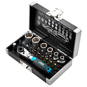 Набор инструментов 1/4'', сталь S2, 26 пр. Gross 11361