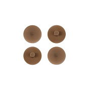 Заглушка пластик к эксцентрику орех лесной (08) (упак.-1тыс.шт.) PL 13277