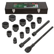 Набор ударных головок 15 пр. 1'' 12- гр. 36-80 мм RockForce RF-8141-9MPB