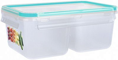Контейнер Mega 1 л (бирюза) BEROSSI ИК 23337000