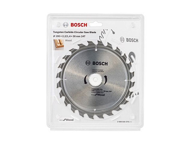 Пильный диск ECO for Wood 190х30 мм Z24 BOSCH 2608644376