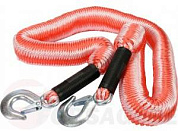 Трос буксировочный плетеный синтетический в комплекте с крюками 3500 кг. Vorel 82227