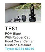 Клипса для крепления внутренней обшивки а/м Тойота пластиковая, 100 шт Forsage TF81(Toyota)