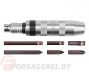 Отвёртка ударная + 6 бит Yato YT-2801