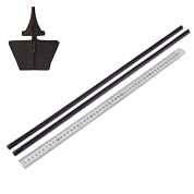 Лента щеток стеклоочистителя 60см/24" резиновая на блистере 2шт. SKYWAY S02706004