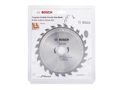 Пильный диск ECO for Wood 200х30 мм Z24 BOSCH 2608644379