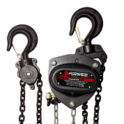 Таль механическая подвесная с лепестковым механизмом фиксации цепи натяжения 1 т. Forsage F-TRC90101A