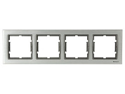 Рамка 4-ая горизонтальная алюминий ELITRA, Mutlusan 2170 851 1495