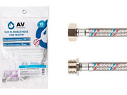 Подводка гибкая, SUS, гайка 3/4" - штуцер 3/4" 80см AV Engineering AVE20580
