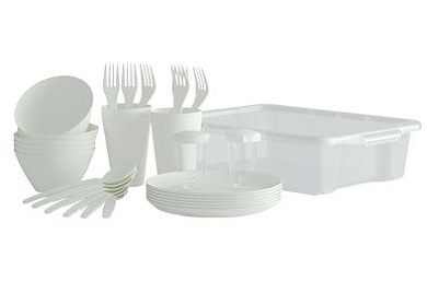 Набор для пикника Camping LM, 6 персон (жемчужный) BEROSSI ИК 79991000