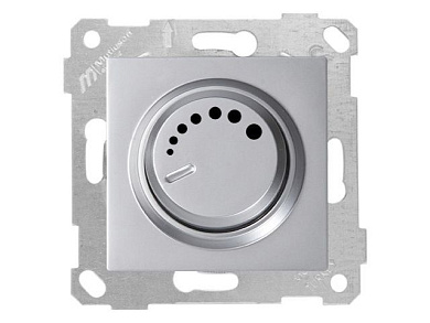 Выключатель поворотный, диммер, скрытый, серебро, RITA Mutlusan 2200 440 0282