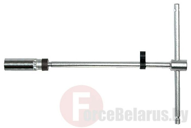 Ключ свечной, с крестовым карданом, 12-гр. L300 мм S=20,6 мм 1/2" Force 807430020.6U