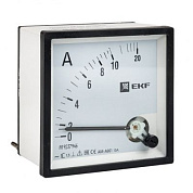 Амперметр AMA-961 аналоговый на панель (96х96) квадратный вырез 10А прямое подкл, EKF ama-961-10