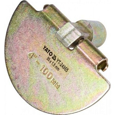 Скребок сменный оцинкованный для чистки канализационных труб (для YT-24980) YT-24965