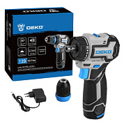 Дрель-шуруповерт аккумуляторная Loner 12V PRO 085-1121 DEKO 085-1121