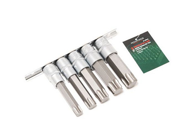 Набор головок-бит Torx 1/2'' 5 пр.100 мм RockForce RF-40914L