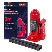 Домкрат бутылочный 3 т, 180-345 мм EVERFORCE EF-T90304